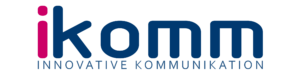 ikomm logo, blog logo, ikomm gmbh