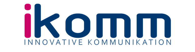 ikomm logo, blog logo, ikomm gmbh
