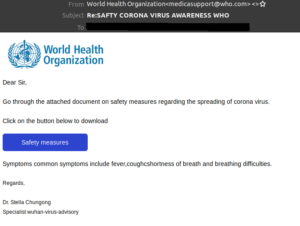 Corona Phishing E-Mails